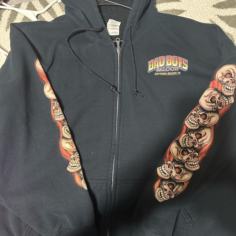 Gildan Dark Hoodie with Zipper